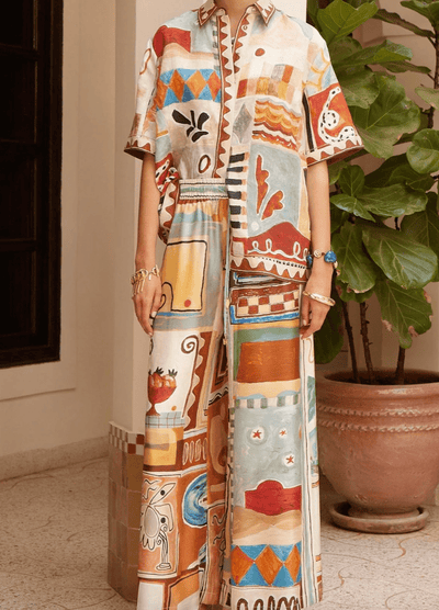 Michelle Silk Pant BY ALEMAIS