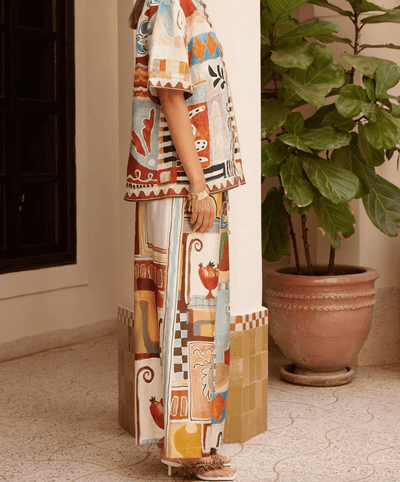 Michelle Silk Pant BY ALEMAIS