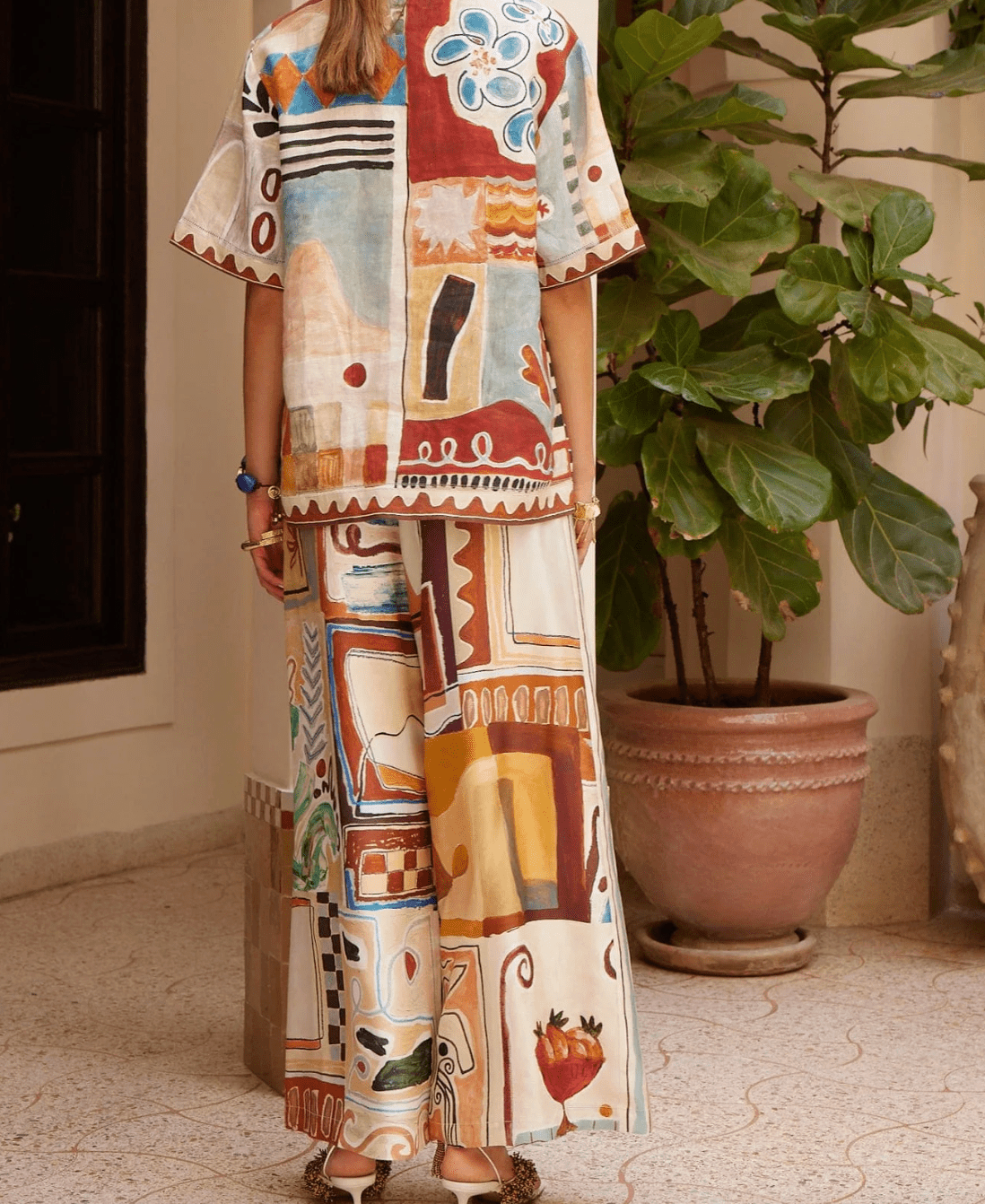 Michelle Silk Pant BY ALEMAIS