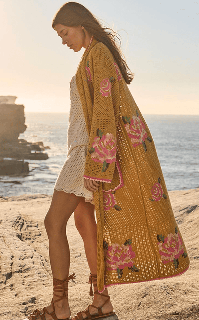 Coastal Granny Maxi Cardigan by Spell