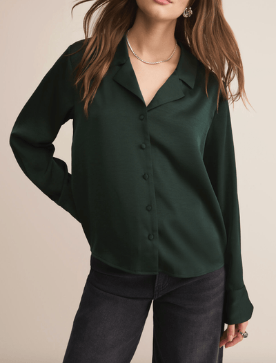 Ana Satin Top BY Z SUPPLY