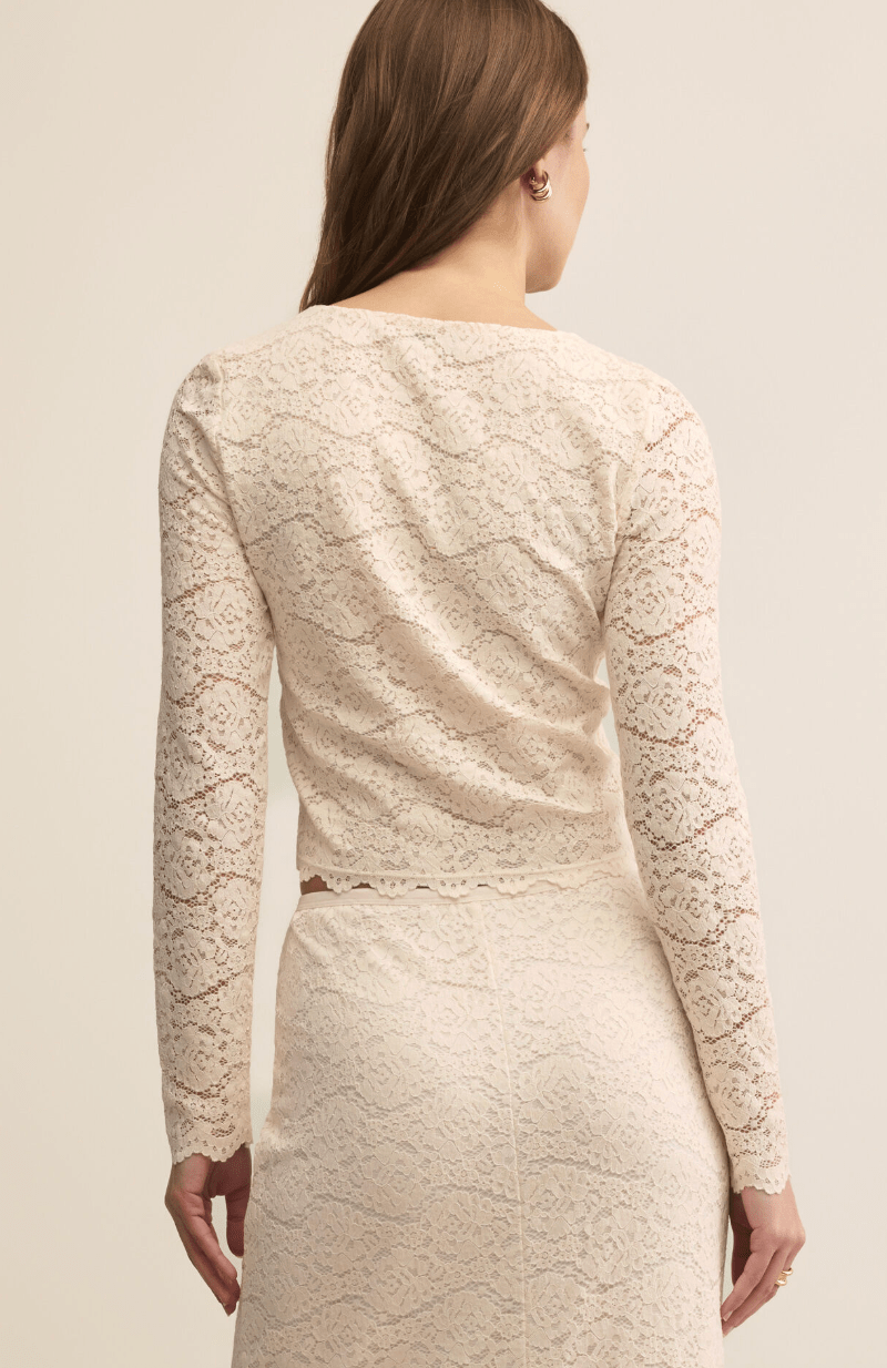 Via Lace Midi Skirt BY Z SUPPLY