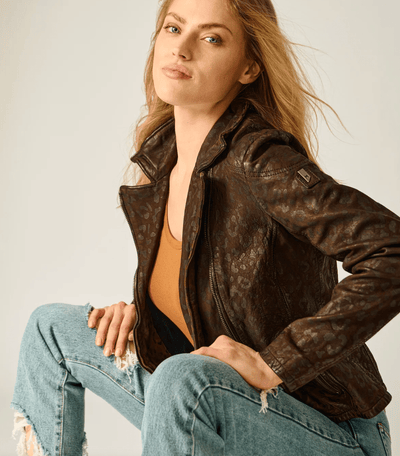 Meeow RF Leather Jacket BY MAURITIUS