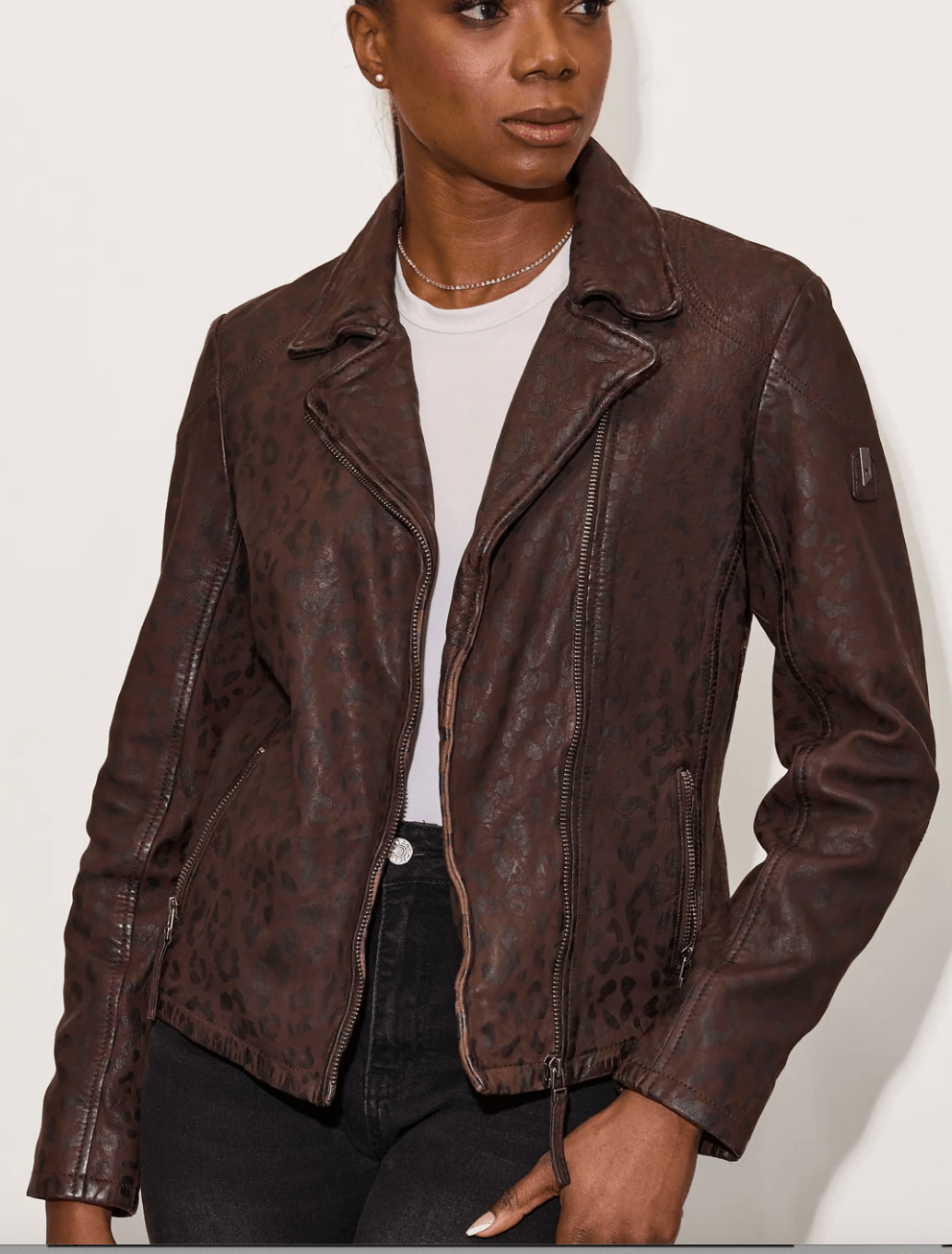 Meeow RF Leather Jacket BY MAURITIUS