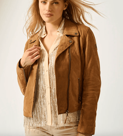 Misty RF Leather Jacket BY MAURITIUS