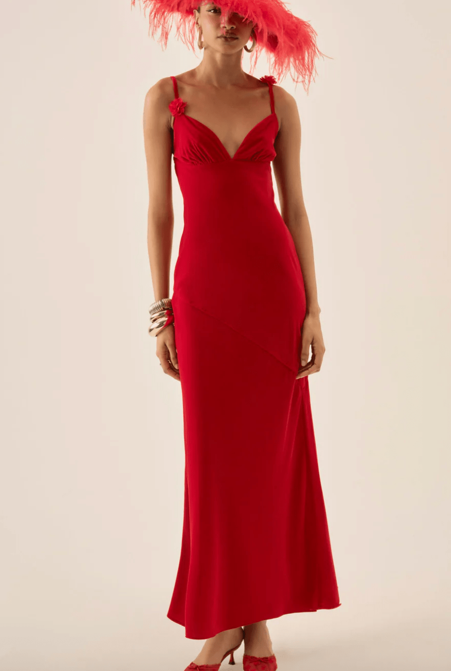 for love and lemons bridesmaid dress For Love and Lemons Carmen Maxi – TrenLend main image 1