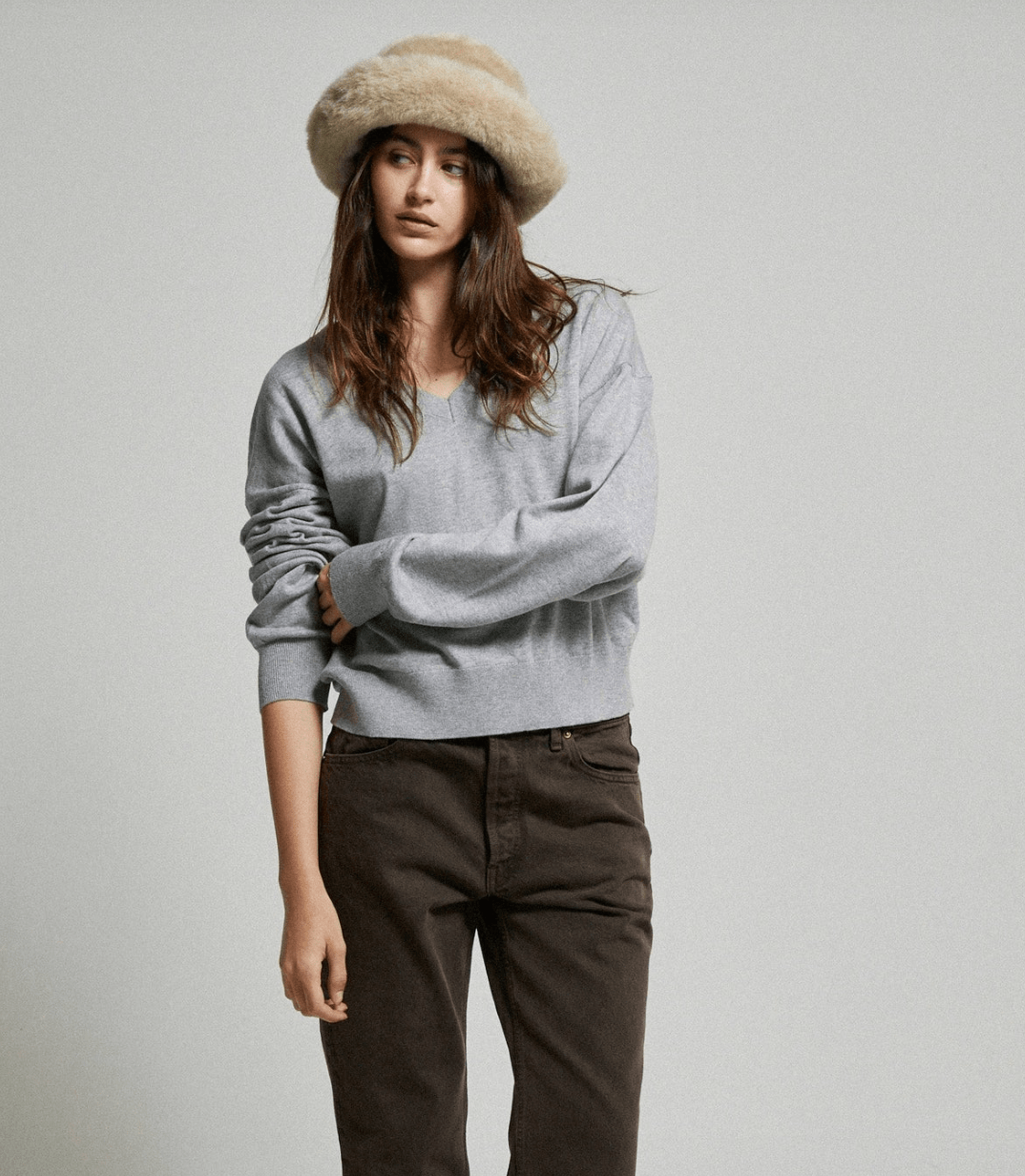 Alice Cotton Cashmere Sweater BY ASHER