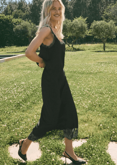 Uma Lace Satin Tank BY Z SUPPLY