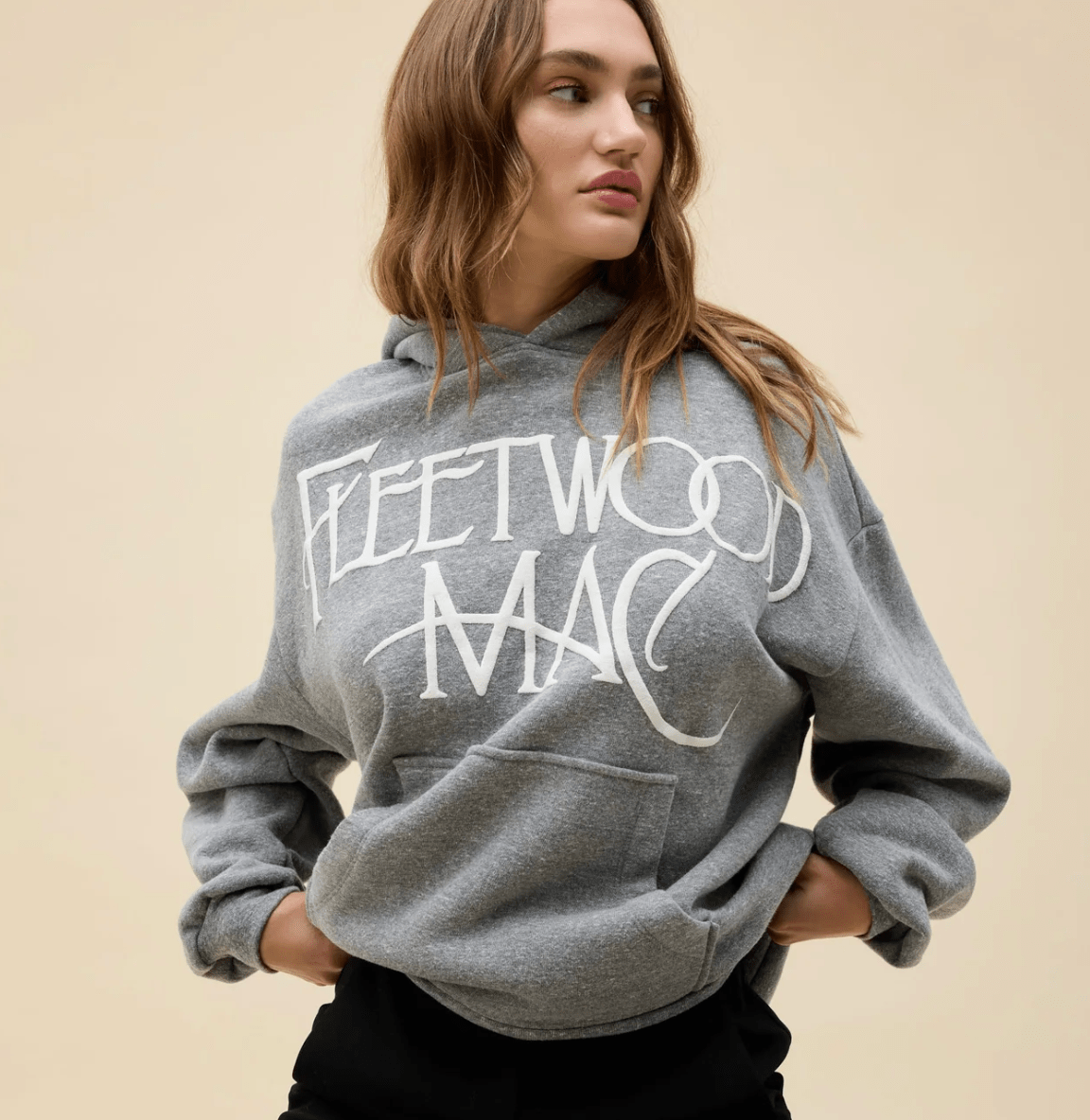 Fleetwood Mac Logo Oversized Hoodie BY DAYDREAMER