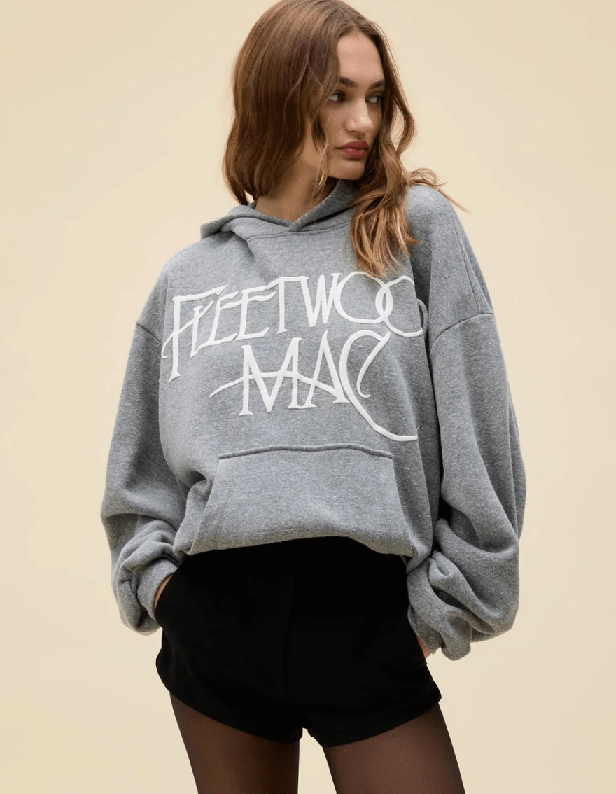 Fleetwood Mac Logo Oversized Hoodie BY DAYDREAMER