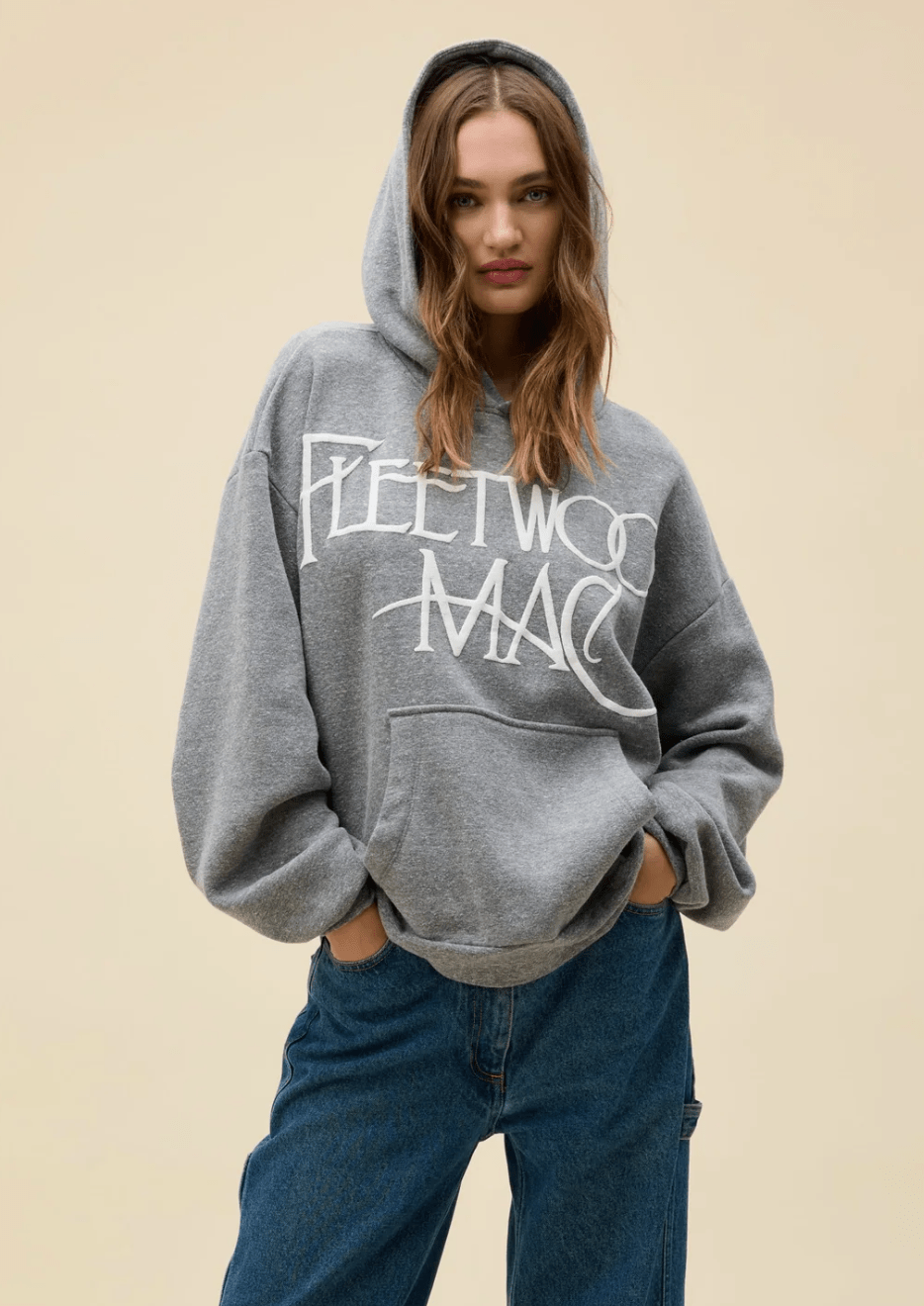 Fleetwood Mac Logo Oversized Hoodie BY DAYDREAMER