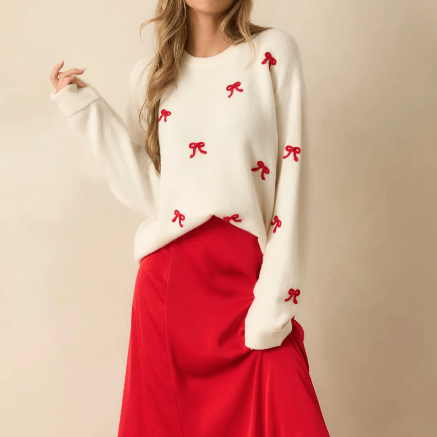 Tie the Ribbon Sweater BY Z SUPPLY