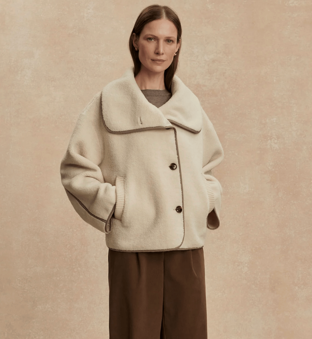 Romane Boxy Sherpa Jacket BY VARLEY