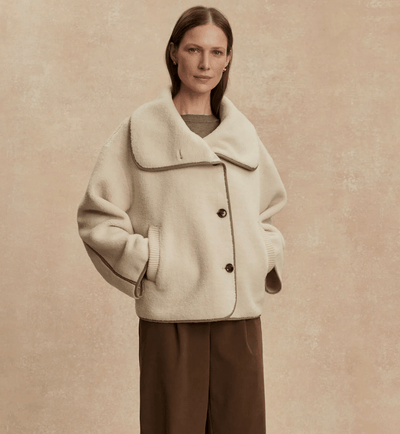 Romane Boxy Sherpa Jacket BY VARLEY