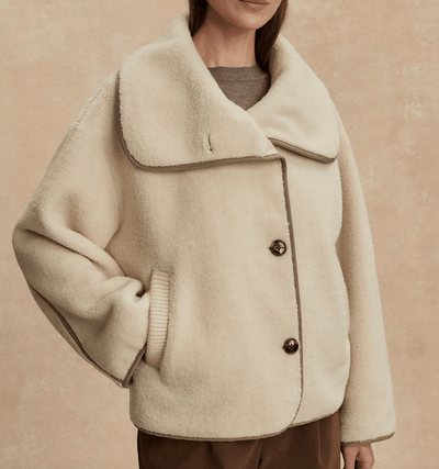 Romane Boxy Sherpa Jacket BY VARLEY