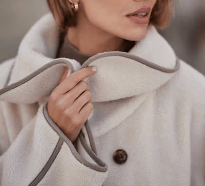 Romane Boxy Sherpa Jacket BY VARLEY