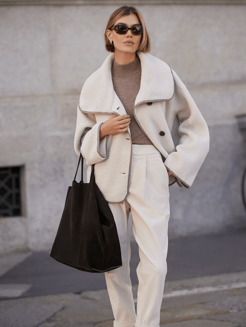 Romane Boxy Sherpa Jacket BY VARLEY