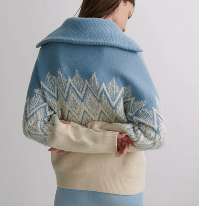 Hedda Fairisle Half-Zip Knit BY VARLEY