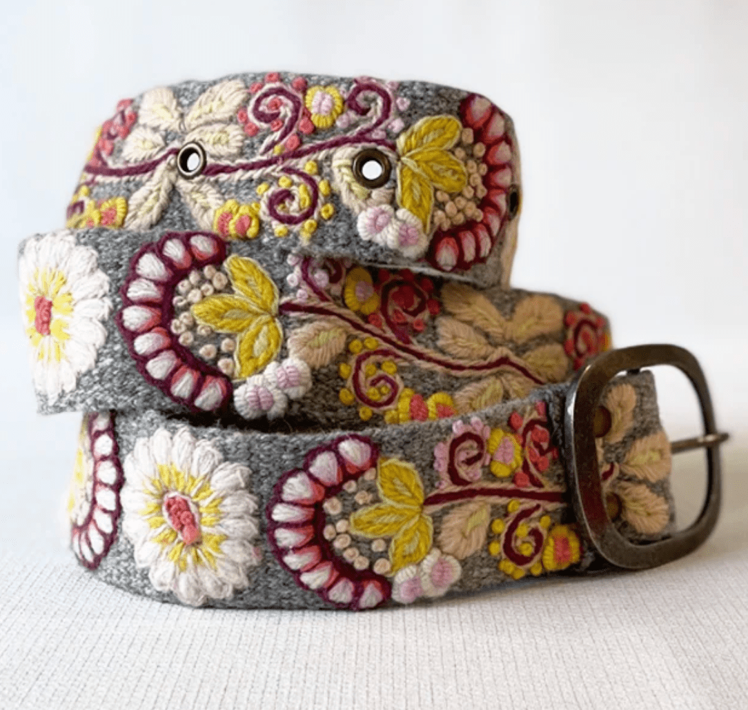 Heather Grey Belt BY JENNY KRAUSS