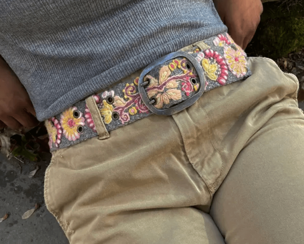 Heather Grey Belt BY JENNY KRAUSS