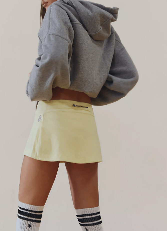 HOT SHOT MINI SKORT BY FREE PEOPLE
