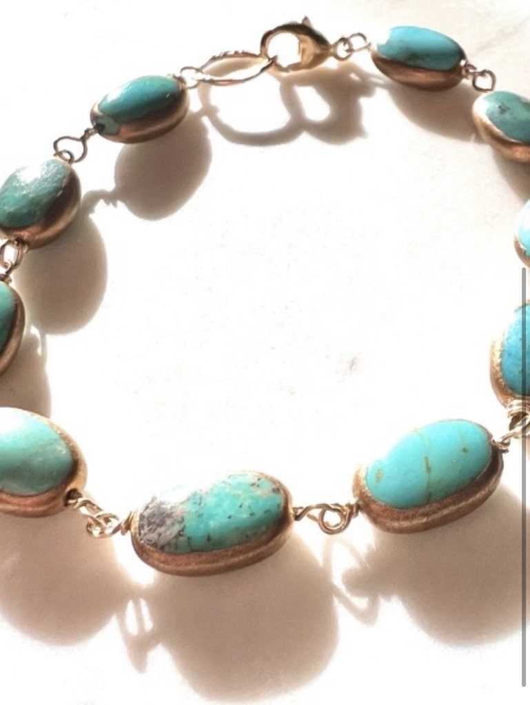 Natural Turquoise Gemstone Bracelet