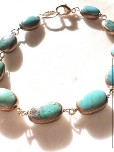 Natural Turquoise Gemstone Bracelet