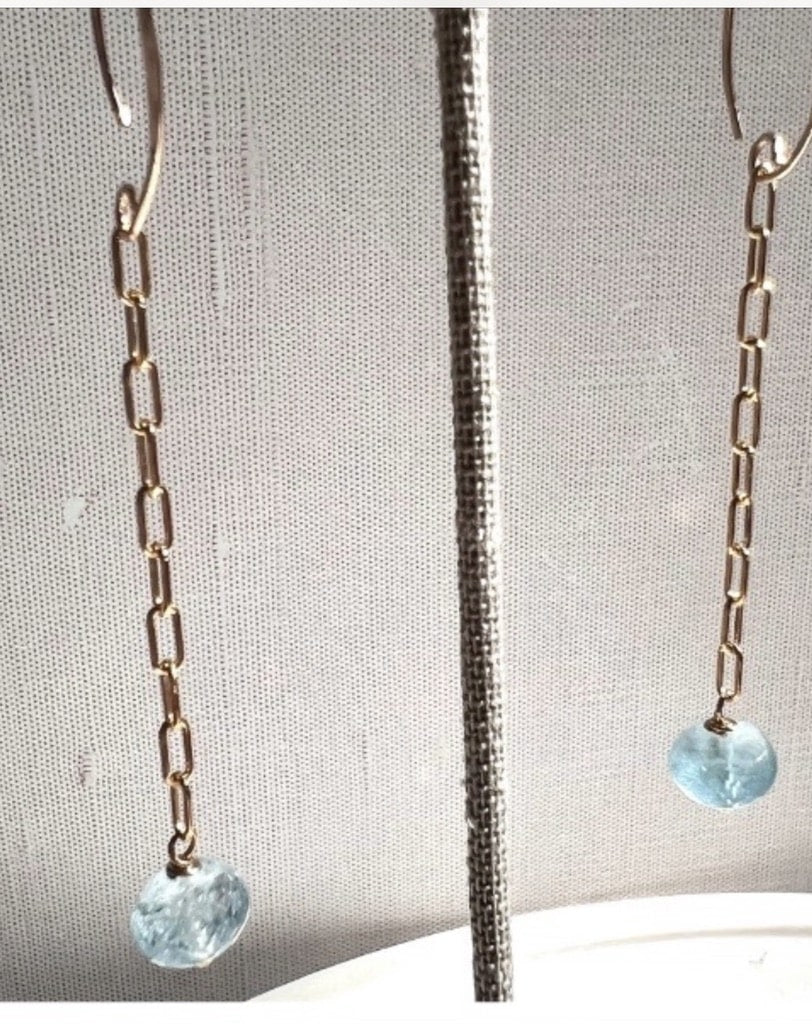 Aquamarine/Natural Stone Earrings