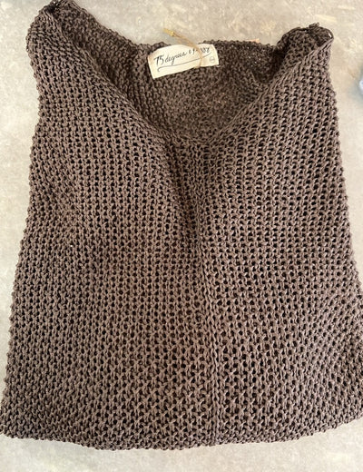 Olive Grove Crochet Knit Sweater by 75