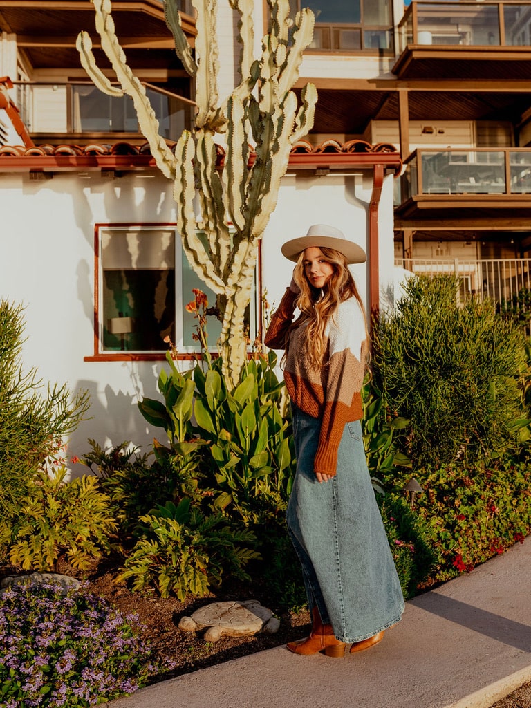 Desert Dunes Color Block Sweater by 75