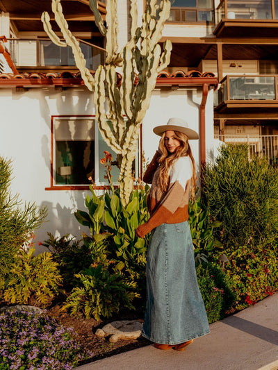 Desert Dunes Color Block Sweater by 75