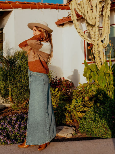 Desert Dunes Color Block Sweater by 75