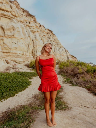 Ruched Mini Dress