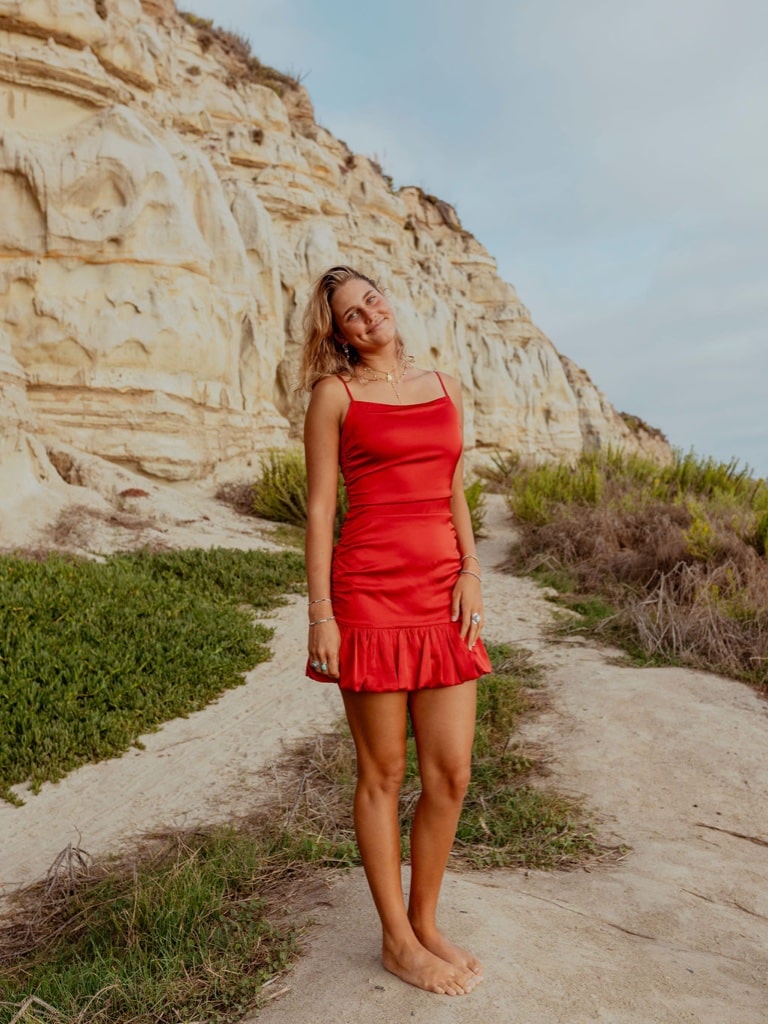Ruched Mini Dress