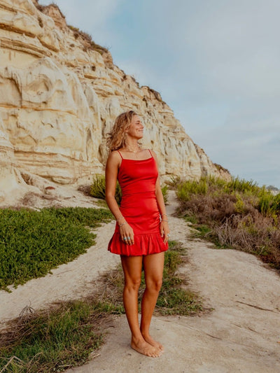 Ruched Mini Dress