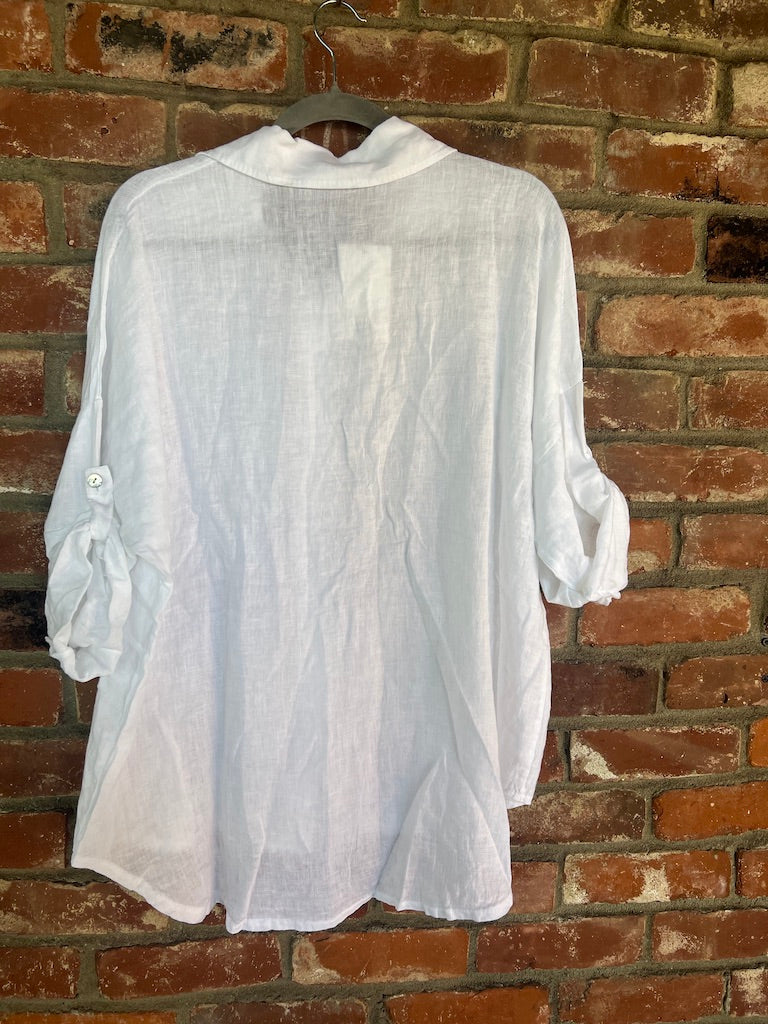 Amalfi Air Linen Button-Up by 75