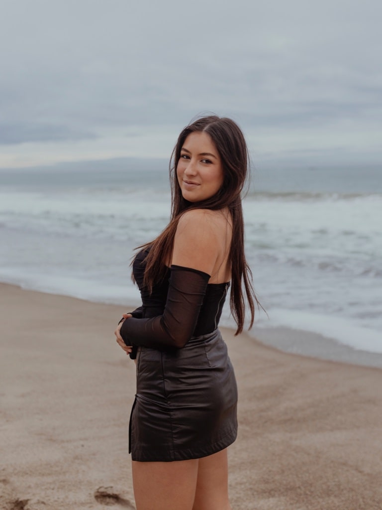 Faux Leather Mini Skort by Cotton Candy LA