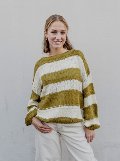 Crew Neck Knit Sweater by 75