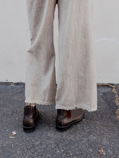Italian Sunset Market Linen Trousers by 75