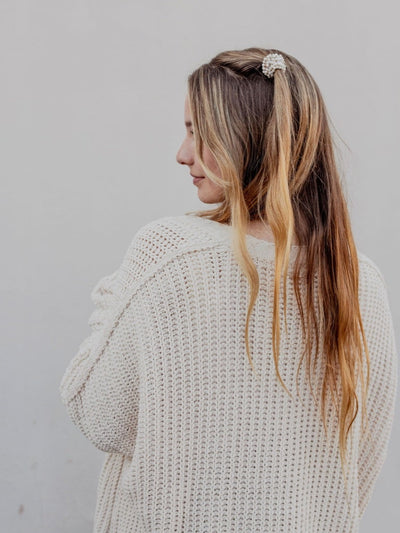Seaside Serenity Cable Knit Cardigan by 75
