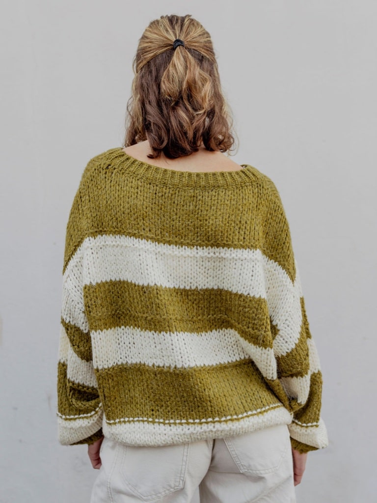 Crew Neck Knit Sweater by 75