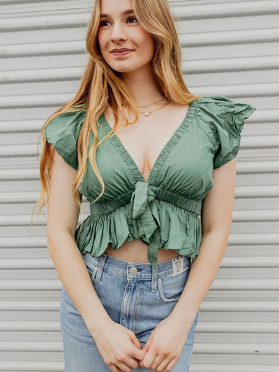 BRING THE BUBBLE TOP by Free people