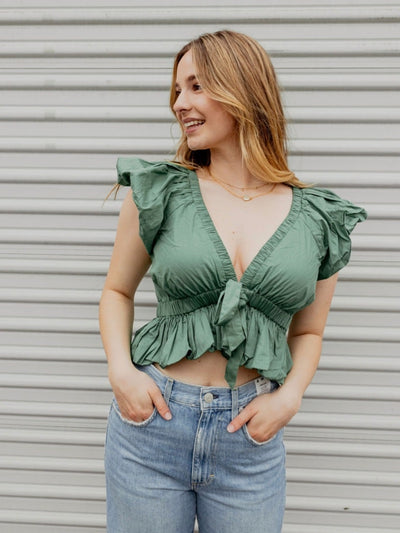 BRING THE BUBBLE TOP by Free people