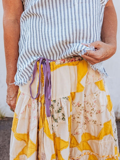 Friendship Star Quilt Skirt 150 by Magnolia Pearl