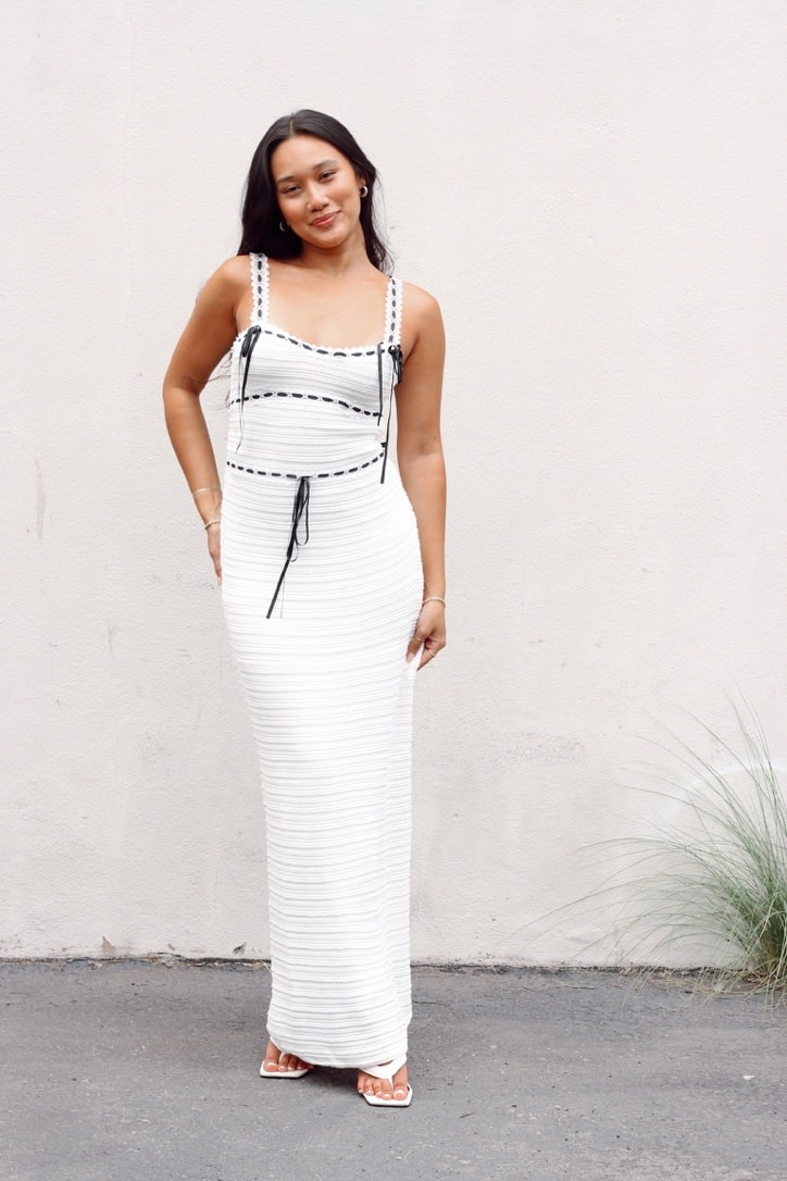 Mayfair Crochet Maxi Dress by for Love & Lemons – 75° & Fuzzy