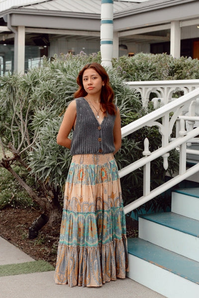 Super Thrills Convertible Maxi Skirt by Free People