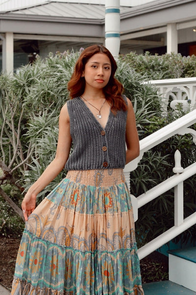 Super Thrills Convertible Maxi Skirt by Free People