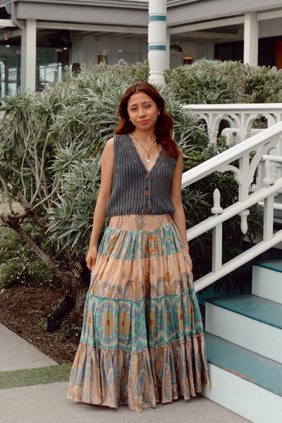 Super Thrills Convertible Maxi Skirt by Free People