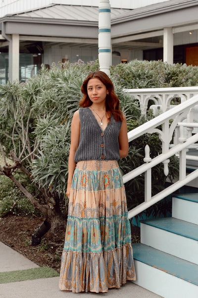 Super Thrills Convertible Maxi Skirt by Free People