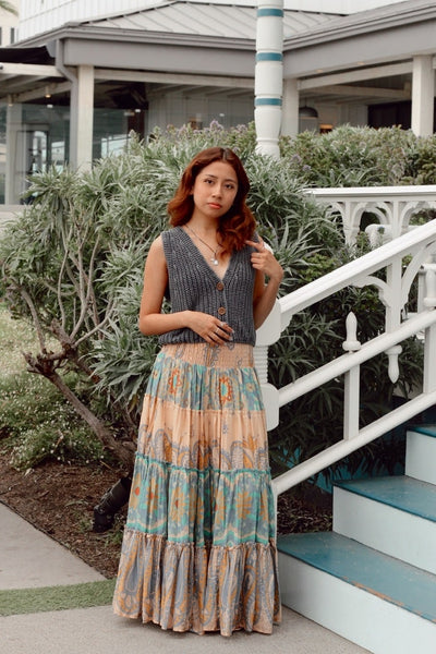 Super Thrills Convertible Maxi Skirt by Free People